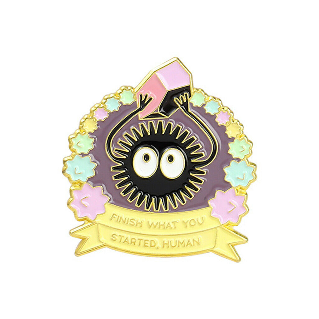 4Pcs Mini Anime Brooch Pins Set Lapel Pins for Women Men Bags Decor Prom