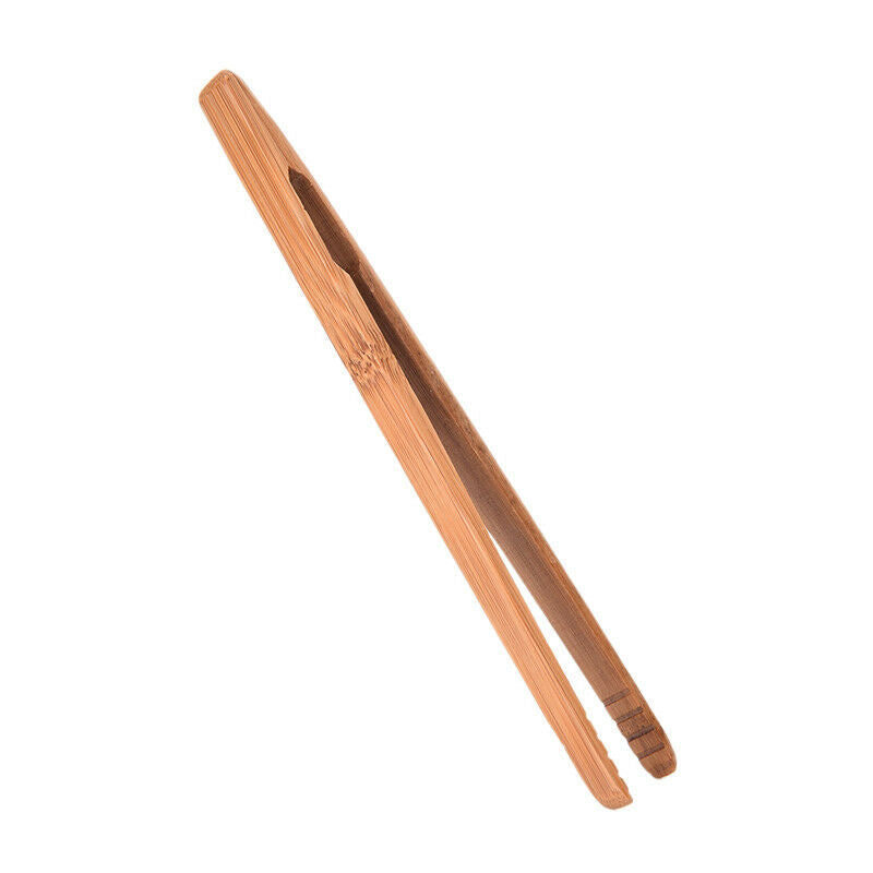 1Pc Anti-Static Bonsai Tool Tweezers Bamboo Wooden Micro Landscape Straigh DD