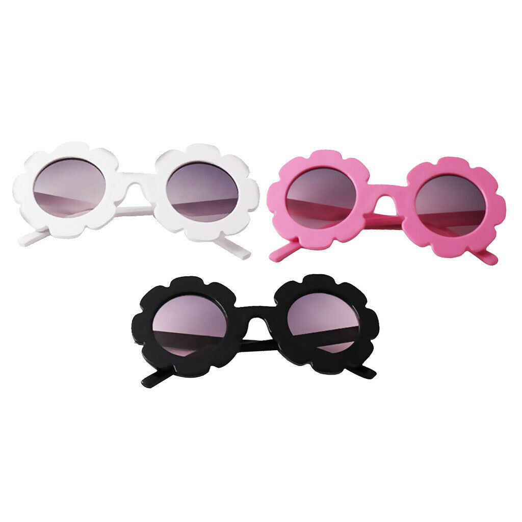 3x Classic Lovely Baby Kids Boys Girls Sunglasses Soft Plastic Frame Eyewear