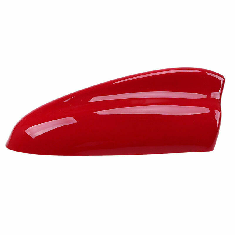 Universal CAR Top Roof Shark Fin Antenna AM/FM Signal Aerial Kit Decoration Red