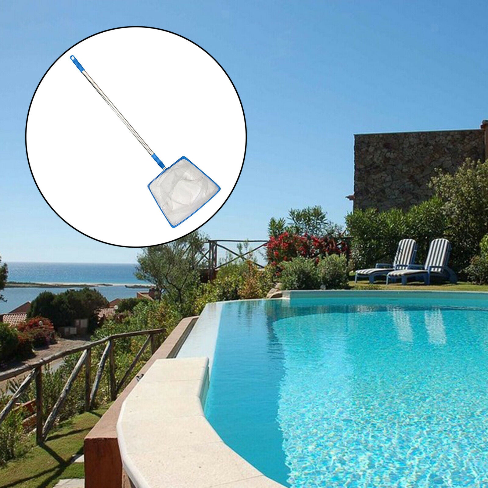 Pool Skimmer Net for Hot Spa Tub Pond Fast Cleaning Pool Cleaner Supplies