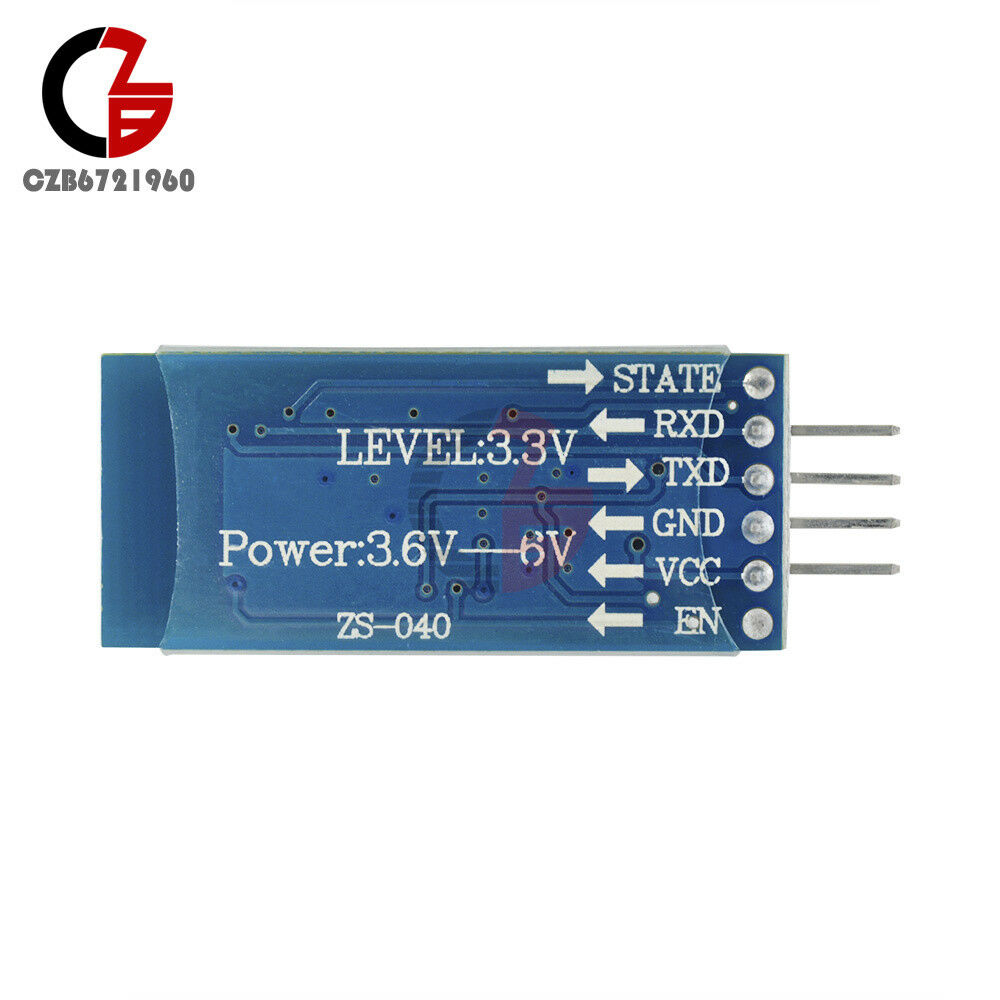 10PCS HC-06 RS232 Wireless Serial Bluetooth RF Transceiver Module With backplane