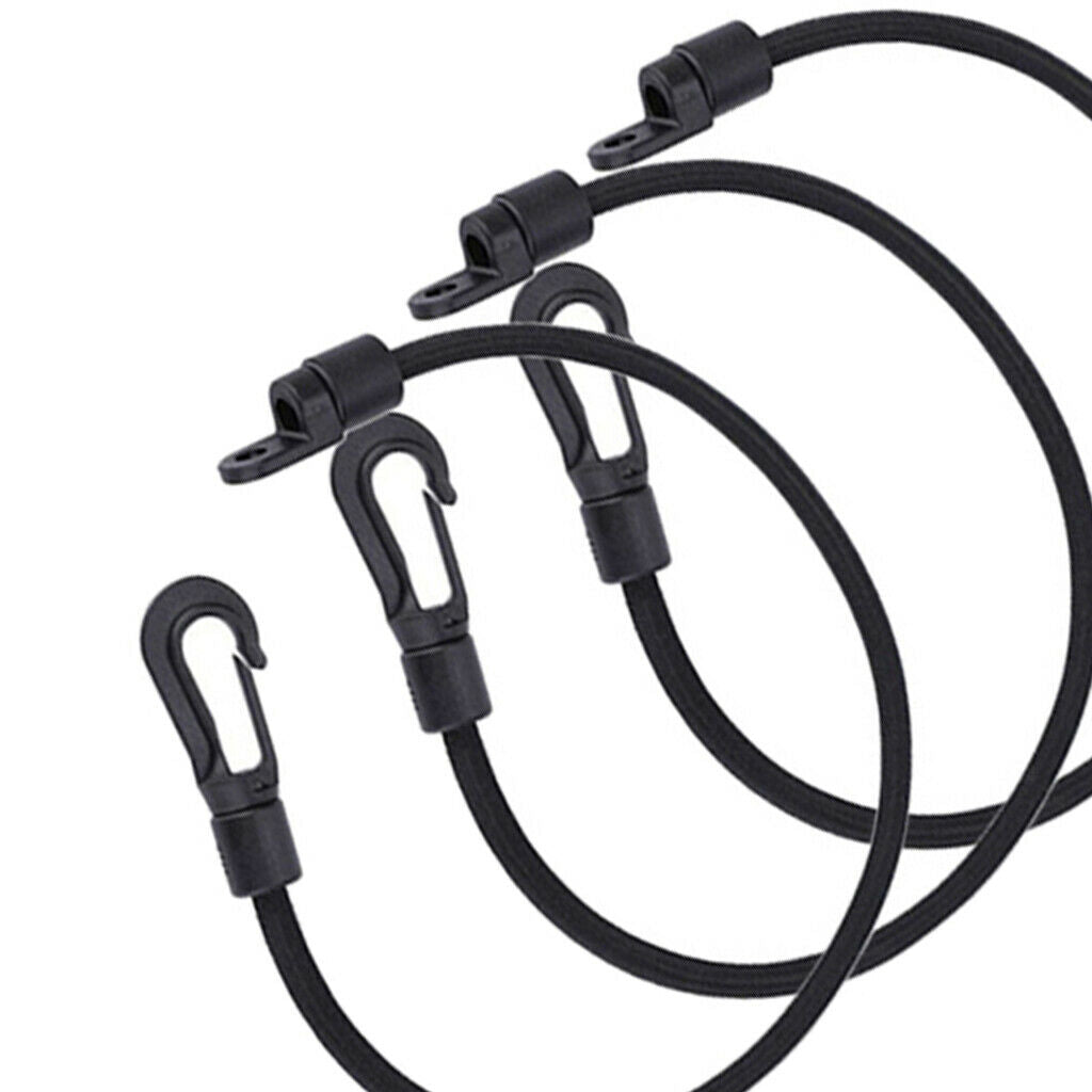 3 Set 15'' Boat Fishing Rod Tamer Strap Saver Holder Elastic Rope Kayak Tool