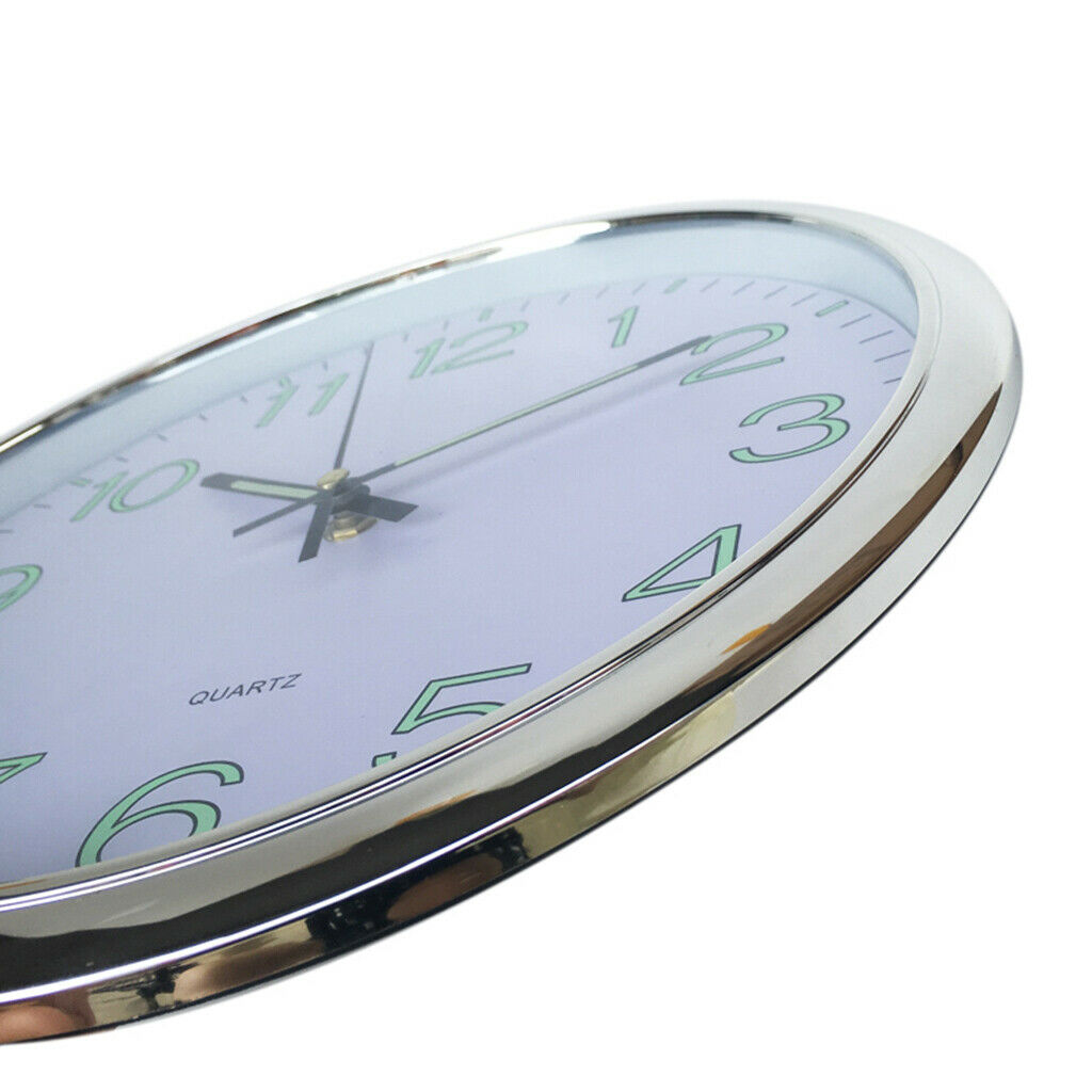 Modern Luminous Wall Clock Digital Number Clocks Office Living Room Decor