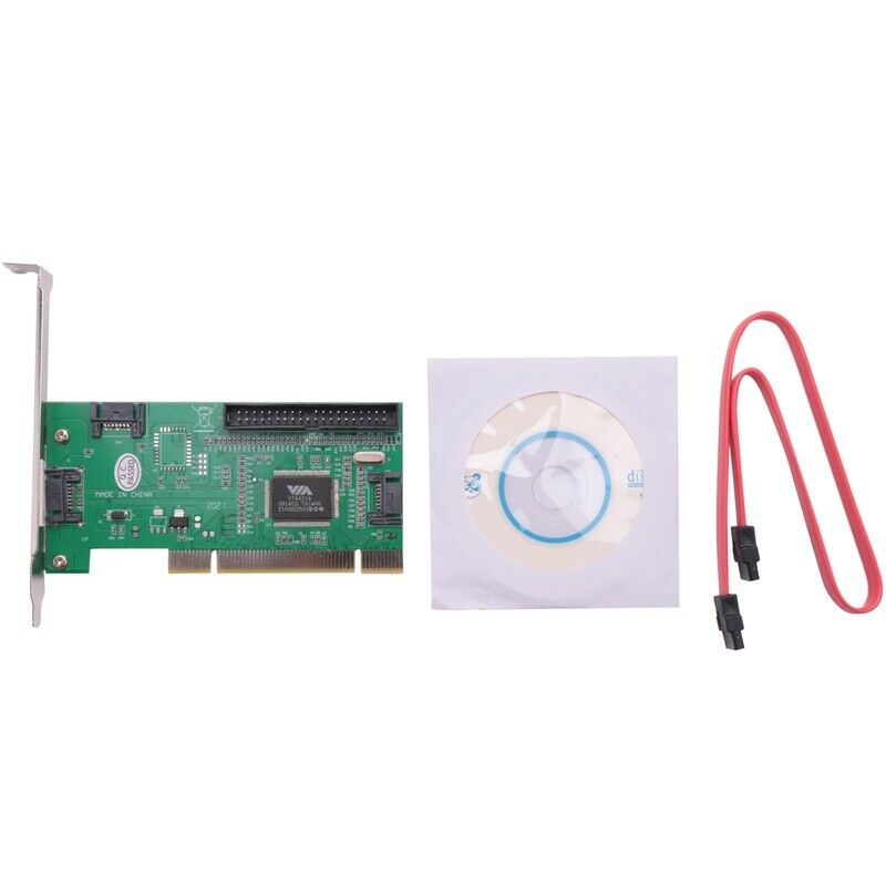 4 Port SATA PCI Expansion Card &IDE VIA VT6421a chipset I3X4X4