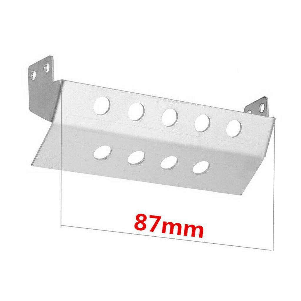Steering Sump Guard Metal Anti Crash Plate for 1/10 RC Axial   D90 Car