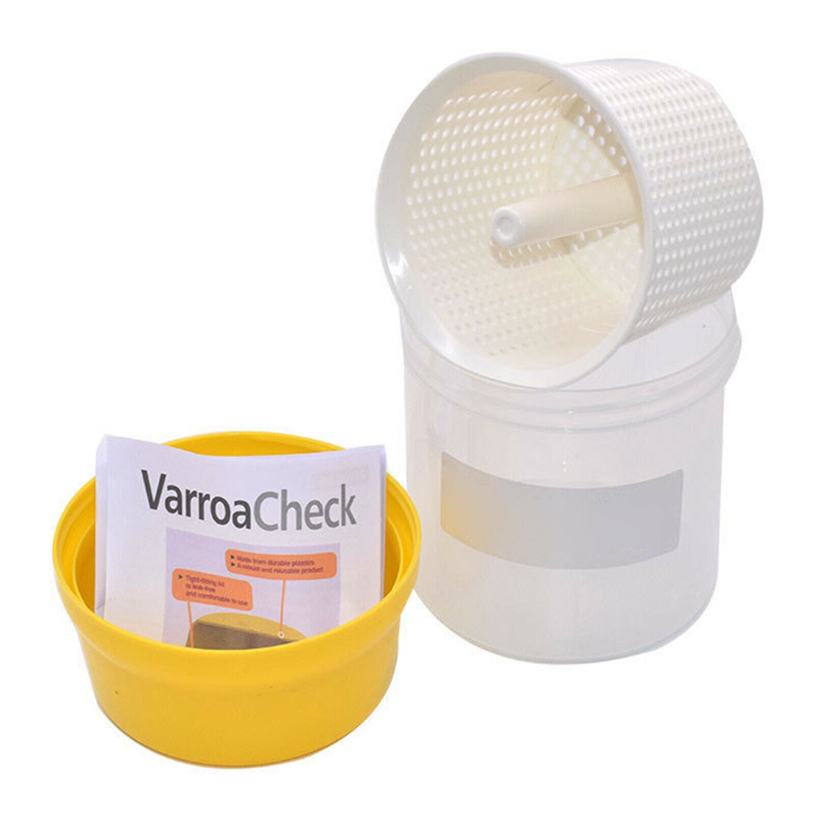 2 Pack Accurate Plastic Varroa Shaker Monitoring Measuring Bees Beekeeping
