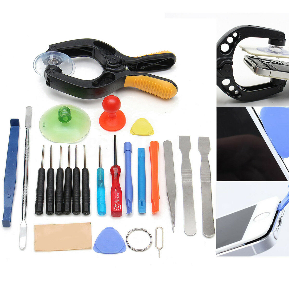 Mobile Phone 24 in 1 Repair Spudger Tools Kit Pry Opening Tool Screwdriver Set