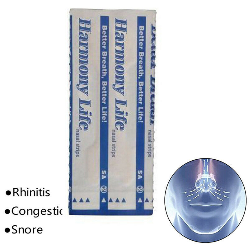 50Pcs Stop Snoring Patch Nasal Strips Better Breath Anti-snoring Sleep AidY KX