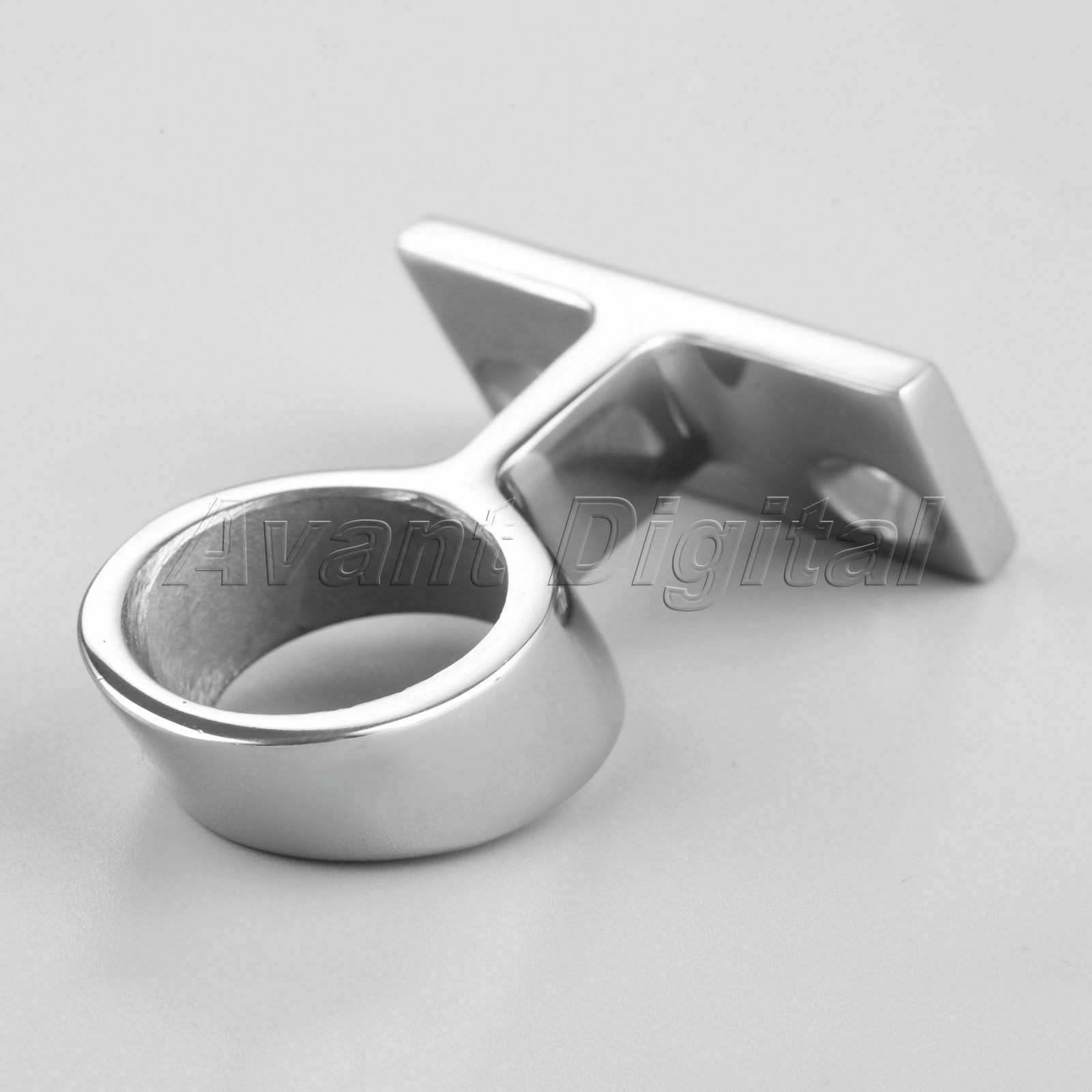 Boat Hand Rail Center Stanchion 60 Degree For Pipe 7/8" 22mm 316 Stainless Steel