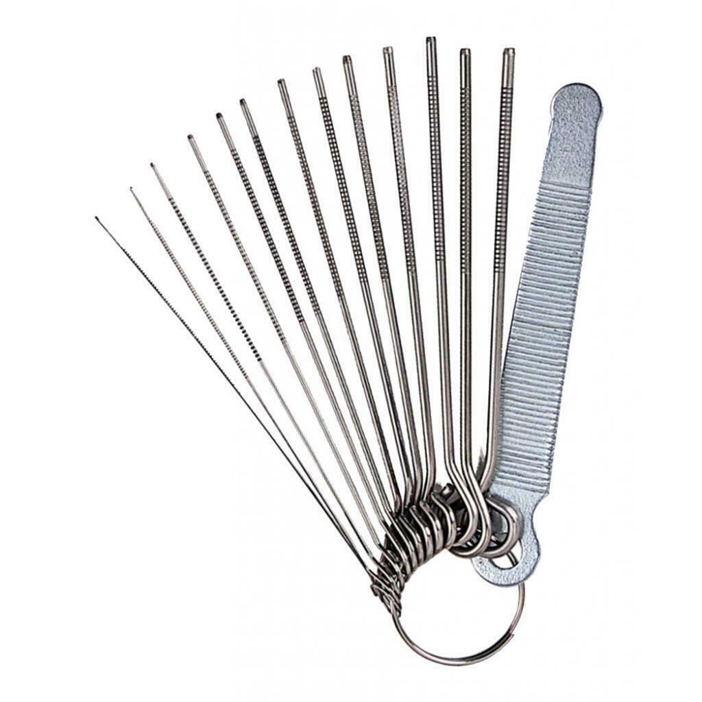 13 Pieces Guitar Nut Slotting File Kit Rods Set Luthier Repair Tool Parts