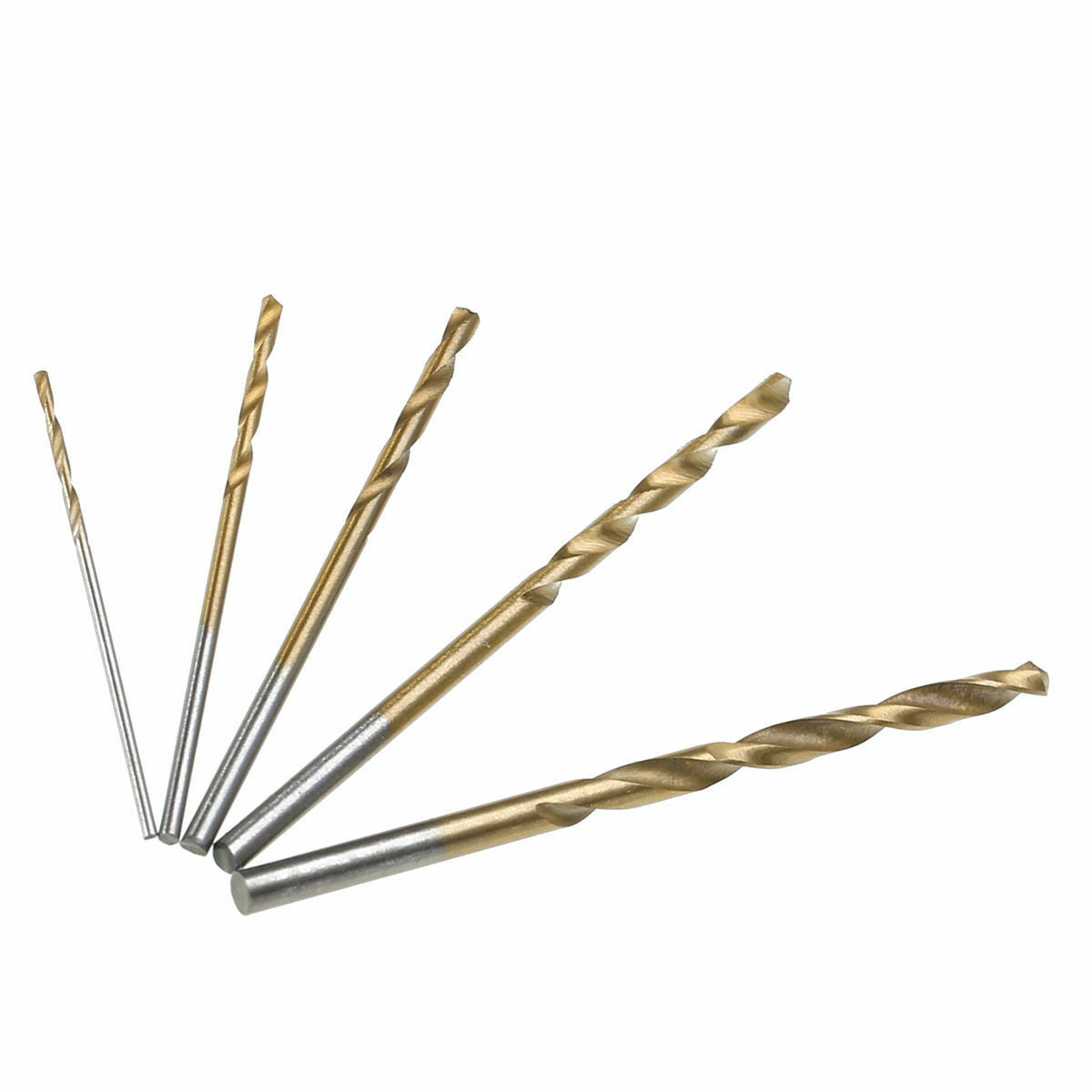 Titanium Coating High Speed Steel Drill Bit Set Tool 1/1.5/2/2.5/3mm 50PC/Set