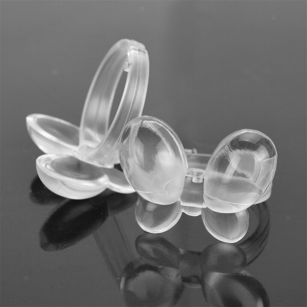 300 Pieces Clear Butterfly UV Gel Pops Display Nail Art  Polish Color Card