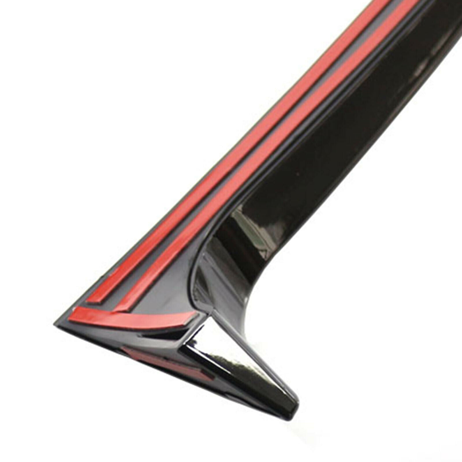 2Pcs Rear Roof Window Side Spoiler Wing Plastic Car-Styling Trim Cover for VW