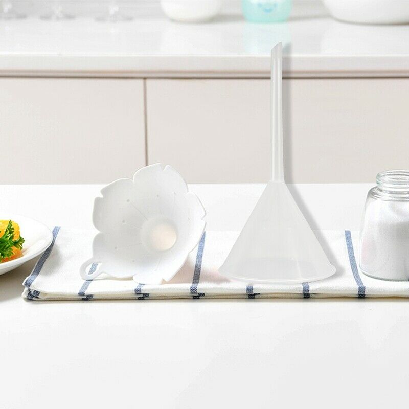 90 mm plastic Transparent funnel for kitchen / lab / garage / car fluids V9P3