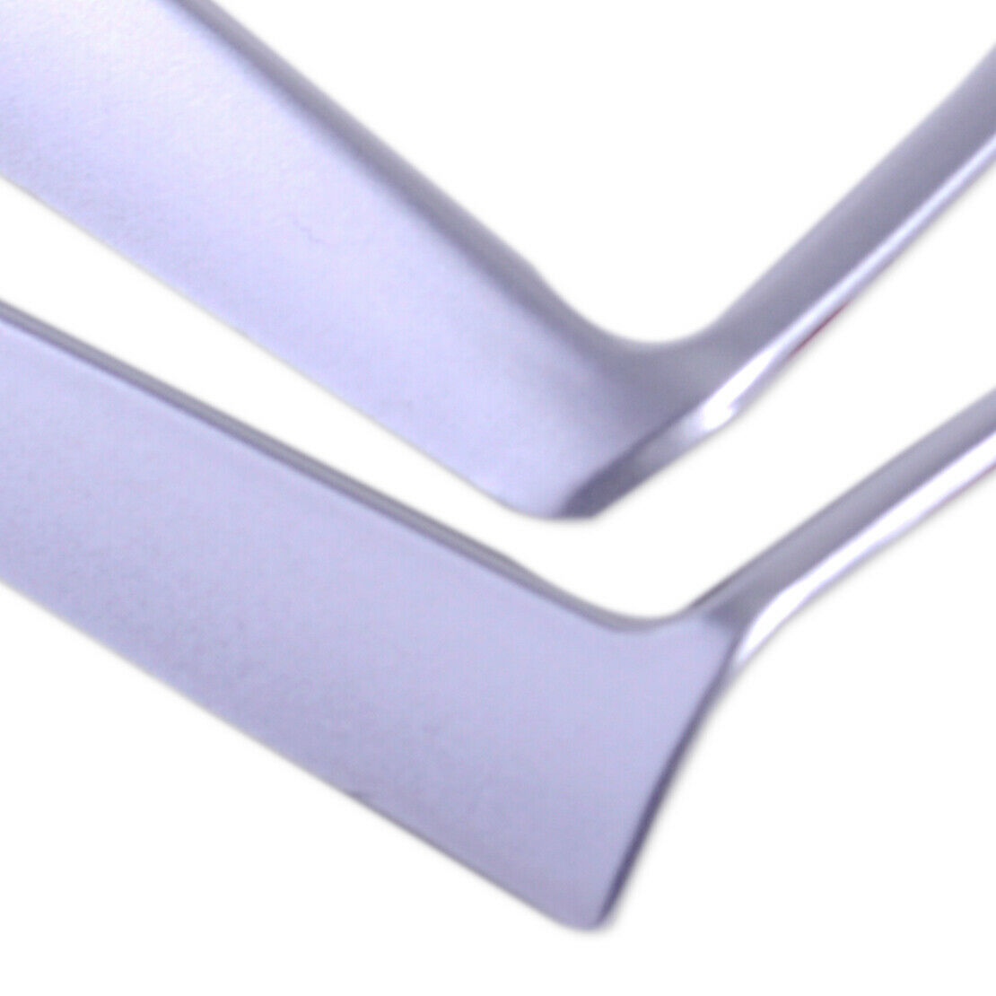 2x Chrome Steering Wheel Panel Cover Insert Trim Fit for Hyundai Tucson 15-17 An