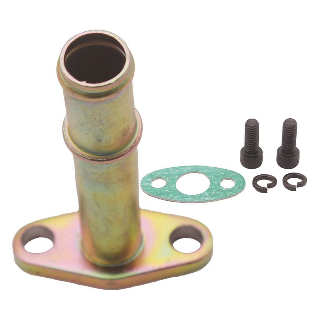 Turbo Oil Drain Flange Pipe For Barb Ball Bearing GT25R GT30R GT35 W/M8
