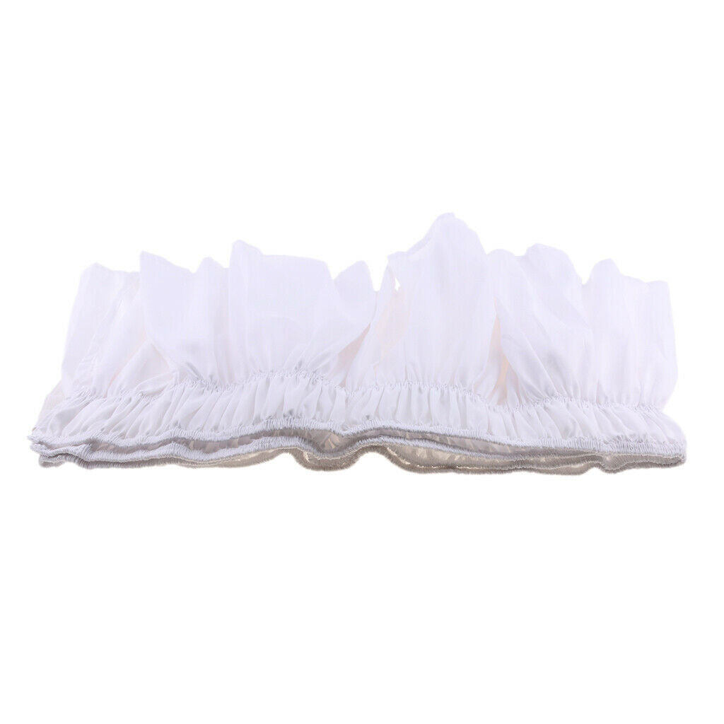 pure color elastic band bed skirt bed apron 180cmx200cm+38cm White