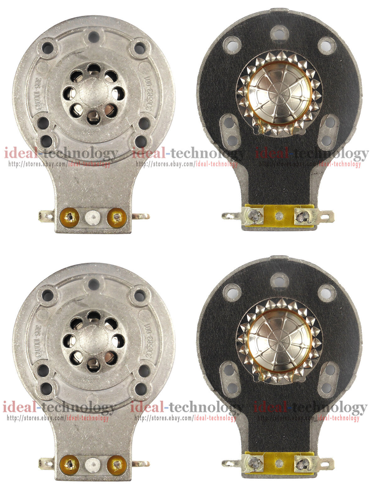 4pcs Replacement Diaphragm Fits For JBL 2412 JRX SF and TR Series 2412H-1 2412H