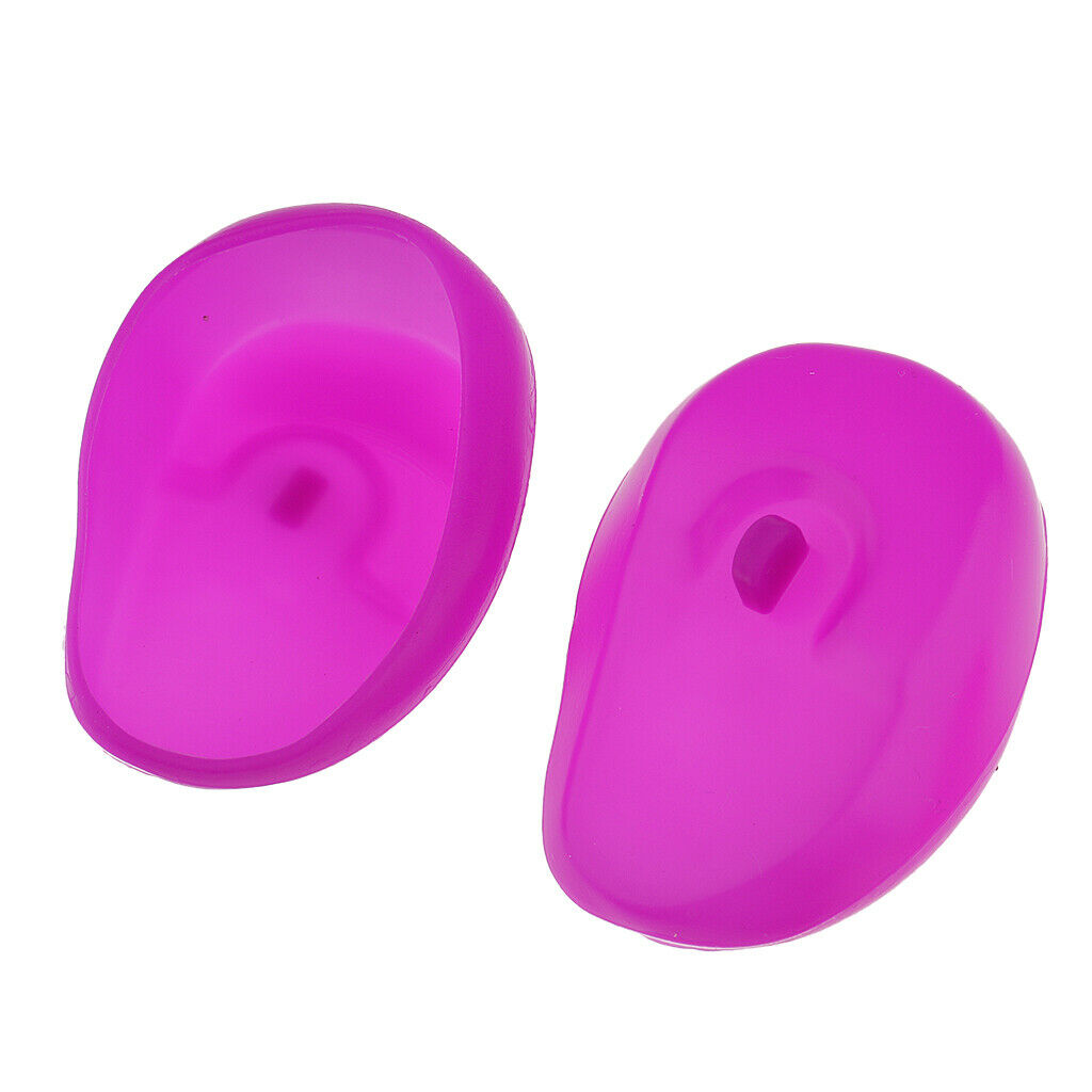16x Pro Barber Hair Brushes Shampoo Comb Bowl Silicone Ear Covers Clamps Kit