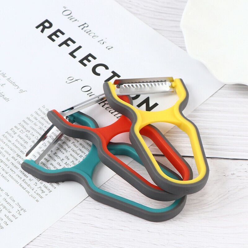 3pcs Vegetable Peeler Set For Potato Fruit Non-Slip Home Kitchen Peeling .l8