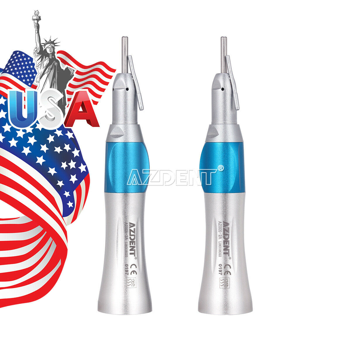 Dental 1:1 Surgical Straight Handpiece With External irrigation Pipe AZDENT US