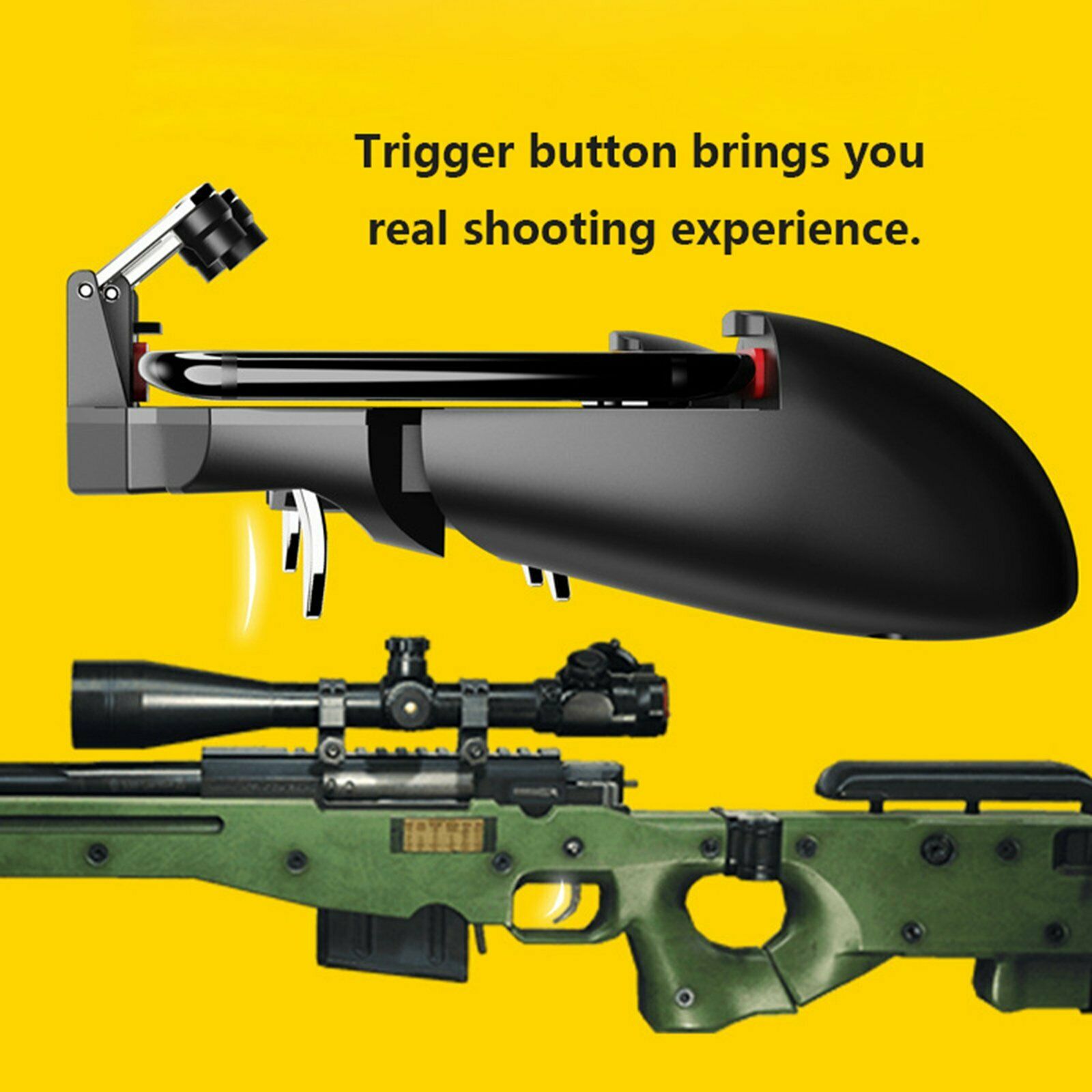New Arrival !! Six Finger AK66 Mobile Game Controller Fire Key Button Gamepad