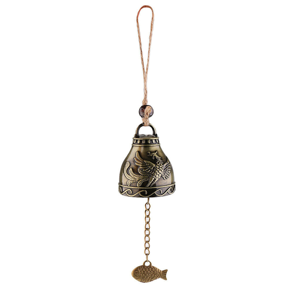 5pcs Durable Metal Hanging Feng Shui Wind Chime Jingle Bell Handicraft Gift