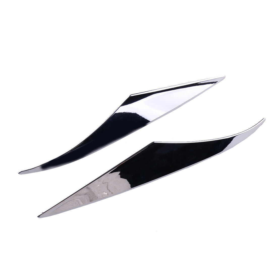2pcs Chrome Front Fog Light Eyelid Cover Trim Fit For Chevrolet Equinox 2018-20