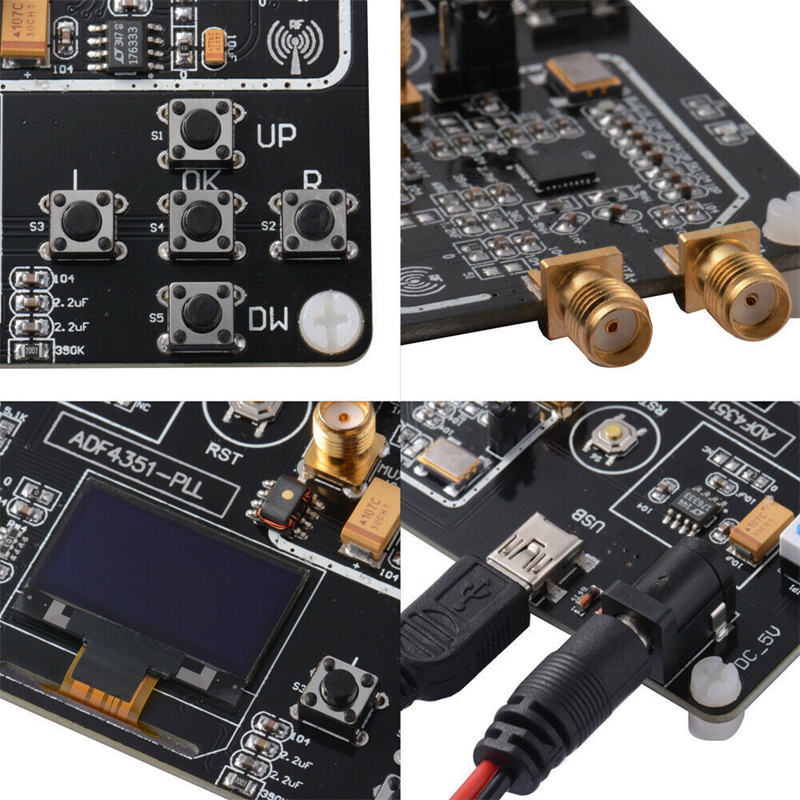 35Mhz-4400Mhz Adf4351 Module Scanning Frequency Generator Rf Signal Generator