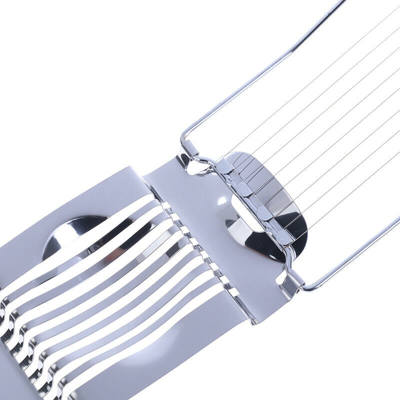 Stainless steel egg cutter preserved egg splitting tool fancy egg slicer .l8