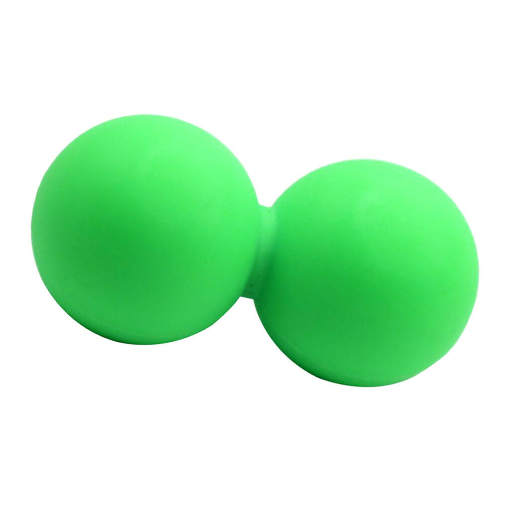 Double Lacrosse Myofascial Massage Ball   Point Pain Relief Green