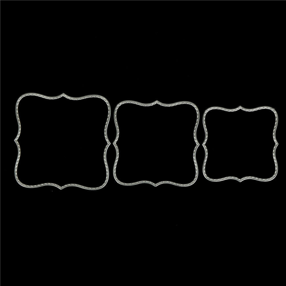 9pcs square metal cutting dies stencil scrapbook album paper embossing cra.l8