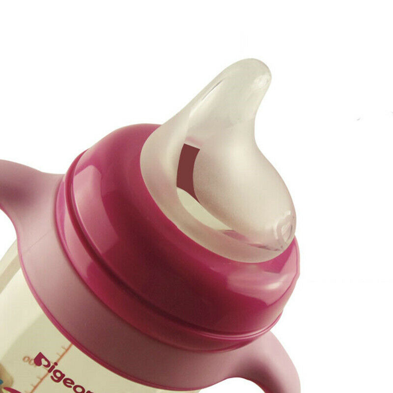 Baby Soft Safety Liquid Silicone Pacifier duckbill For Wide Mouth Milk Bo.l8