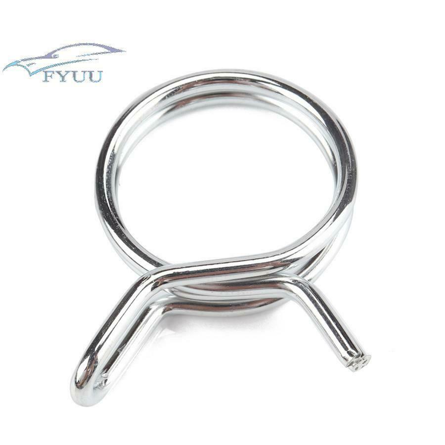 180X Double Wire Hose Tube Fuel Line Spring Clamps For Car Motorcycle RV Î¦5-Î¦24