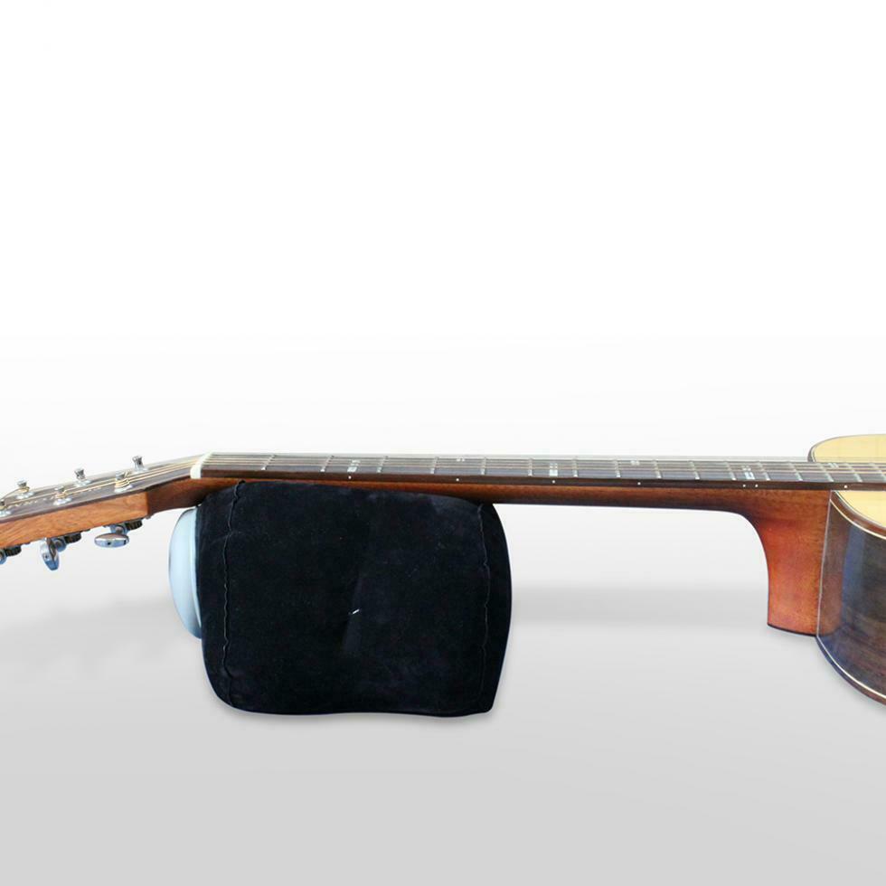 Acoustic / Classical Guitar Inflatable Pad Neck Rest Playing Stand Built in