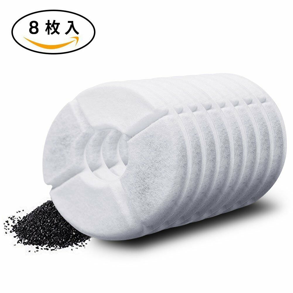 8Pcs/lot Pet Water Fountain Filter Activated Carbon Dog Cat Water Feeder filter.