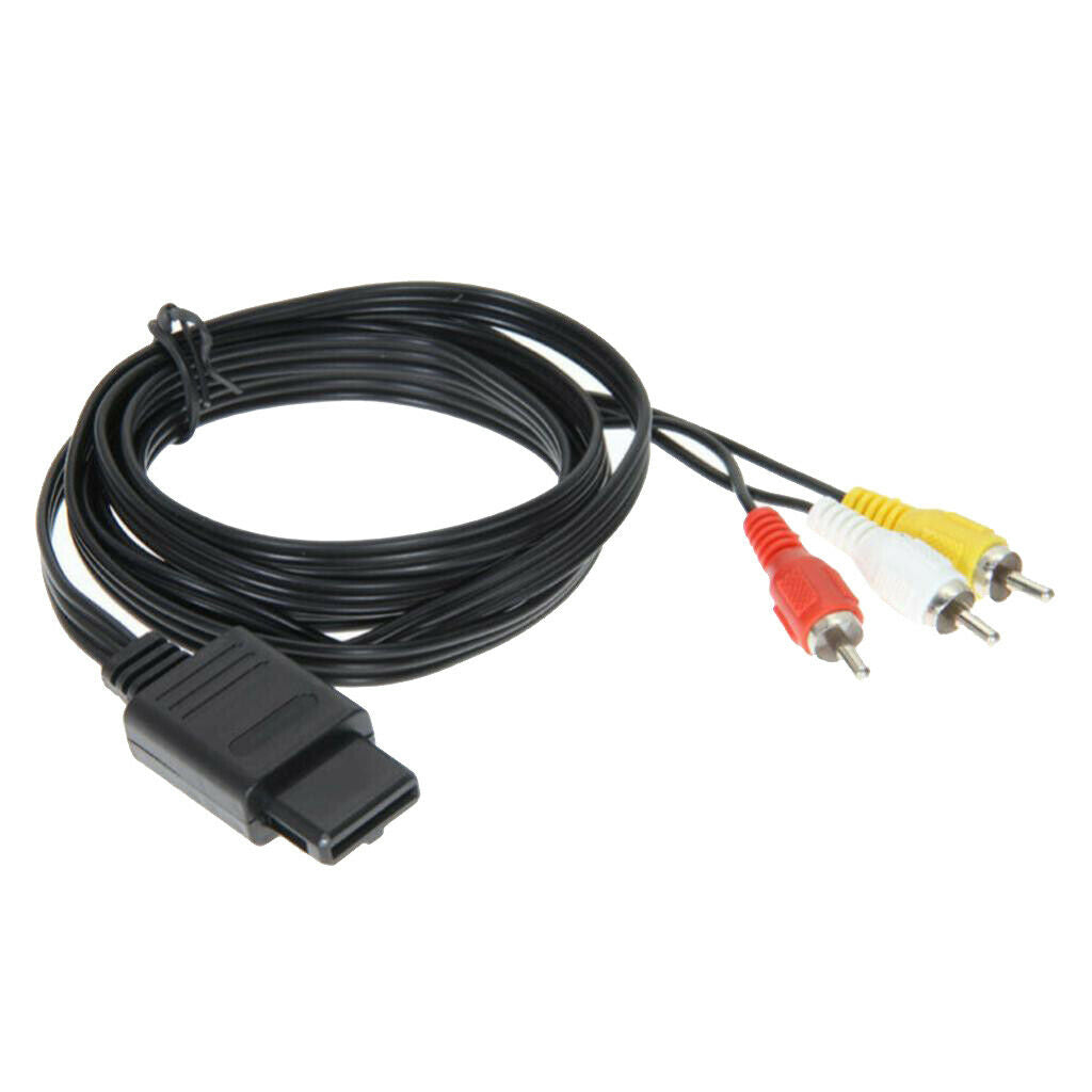 To AV 1080P CVBS 3RCA Composite Video Audio Adapter Converter Cable