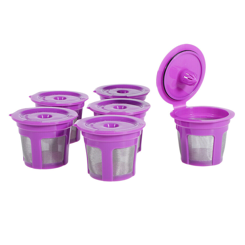 9-piece Reusable K Cups Coffee Filters for Keurig K550/K560 BPA FREE Purple