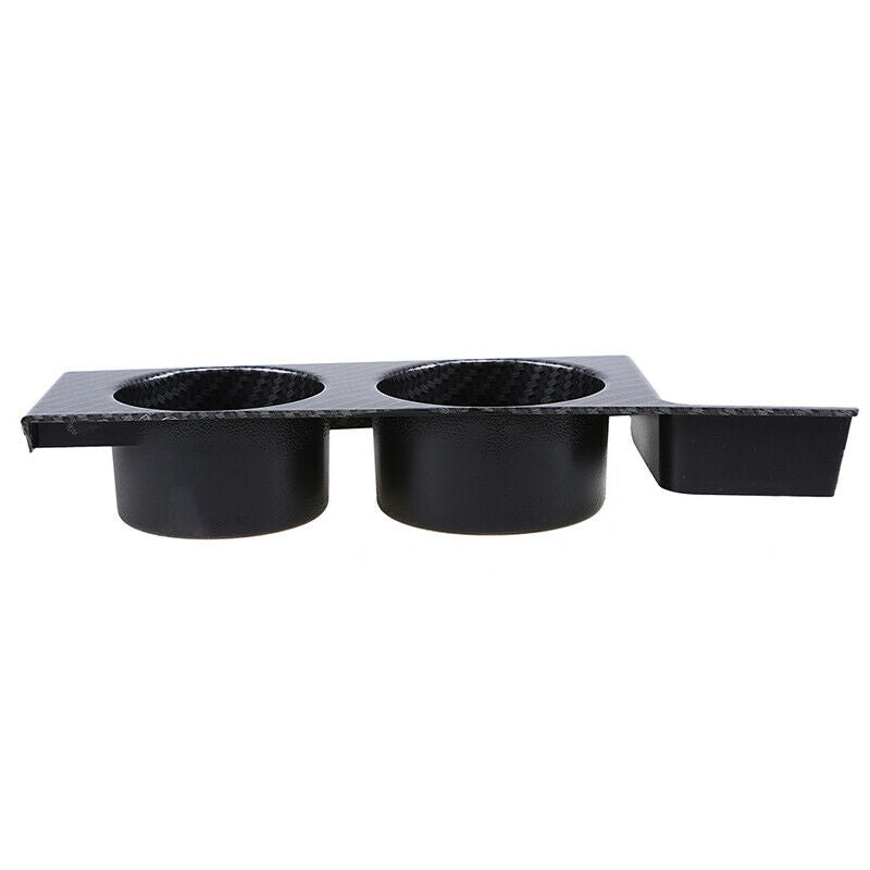 For BMW 5-Series E39 4-Door 1996-2003 Carbon Black Cup Drink Bottle Holders