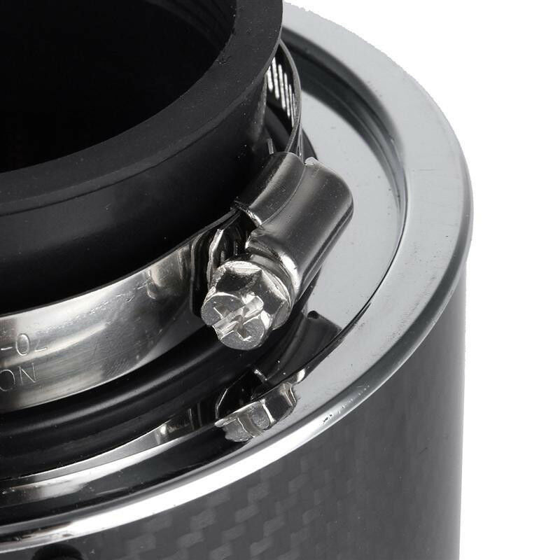 3" Inlet /5" Carbon Fiber Hi-Flow Air Filter For Cold Air/Short Ram Intake Solid