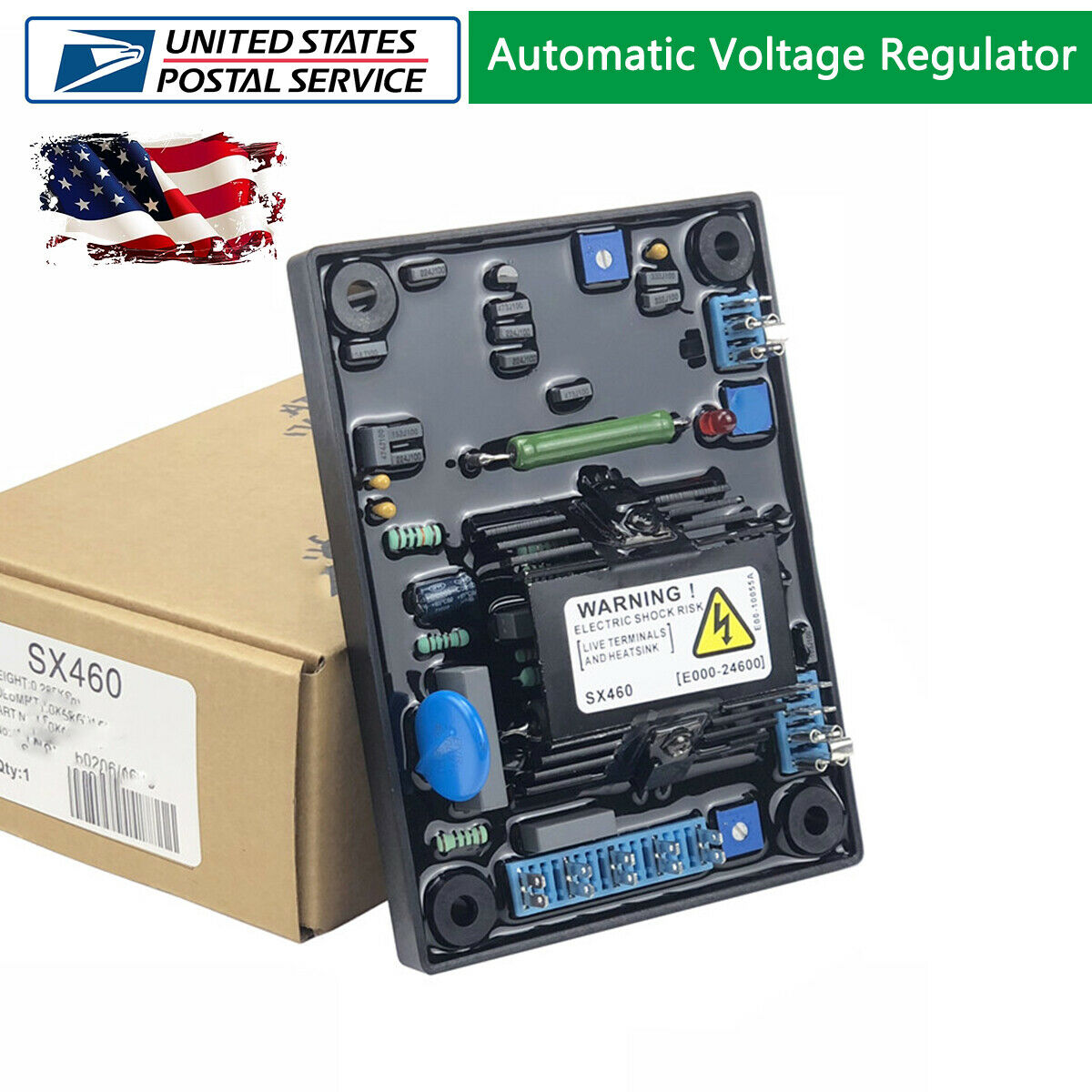 Automatic AVR SX460 Voltage Volt Regulator For Bruch-less Generator US Stock