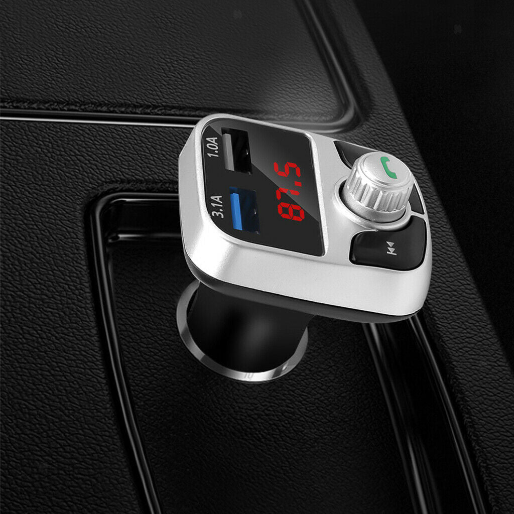 Wireless Bluetooth Car Kit FM Transmitter MP3 USB LCD Handsfree