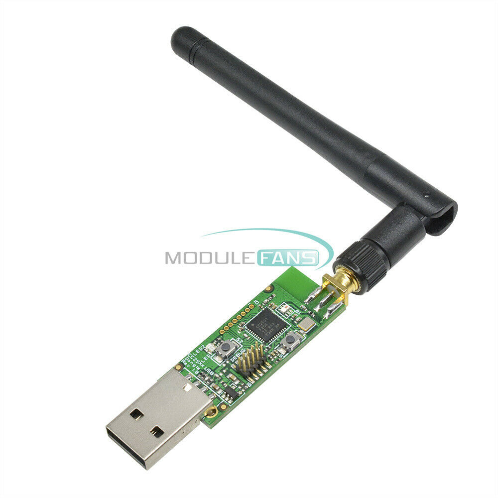 Bluetooth 4.0 USB CC2531 Protocol Analyzer Sniffer Module With External Antenna