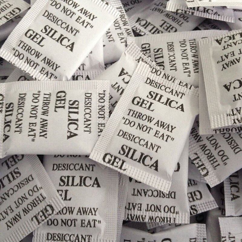 20 X 1g Packets Silica Gel Sachets Desiccant Pouches Moisture-Proof Adsorption