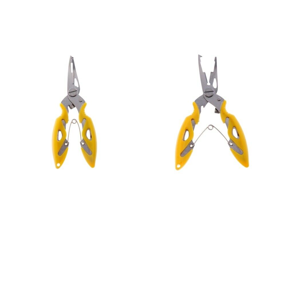 2pcs Stainless Steel Multifunction Pliers Hook Extraction Separate  Fishing