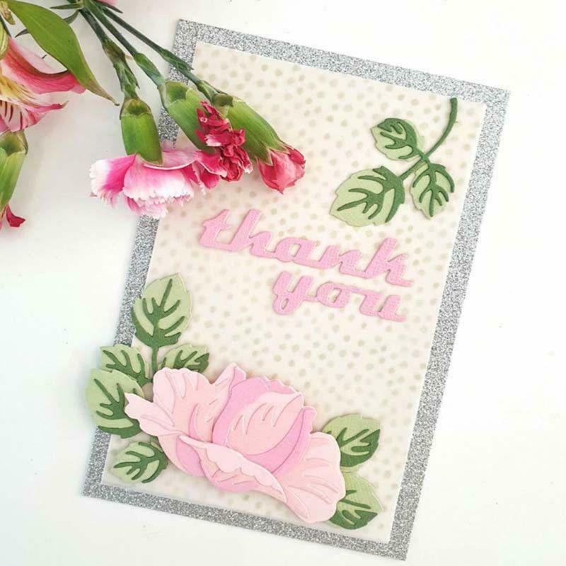 Wild Flower DIY Metal Cutting Dies Stencil Scrapbooking Album Paper Card Decor