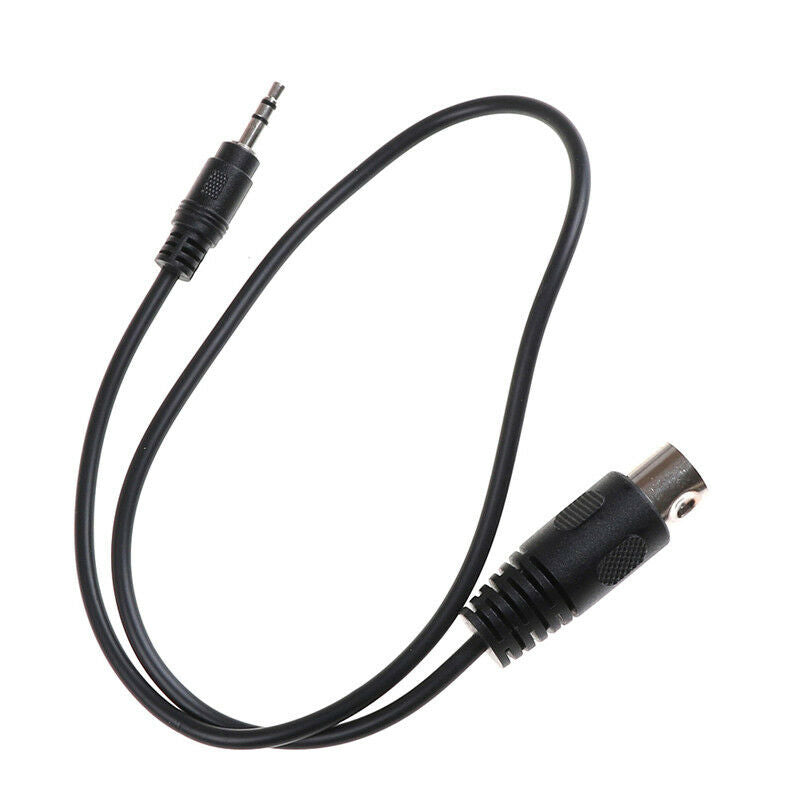 1x DIN 5 Pin Din MIDI Male Plug To 3.5mm Male Stereo Jack Audio Cable50cm ^^ Lt