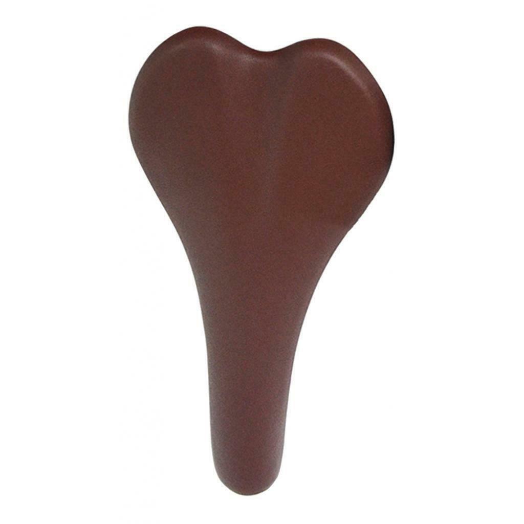 Retro Style  Bike PU Leather Saddle Shock-proof Comfort Seat - Brown,