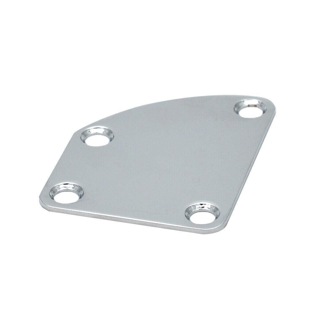 Electric Guitar Neck Plate With Screws Fastening Guitar Bass Parts